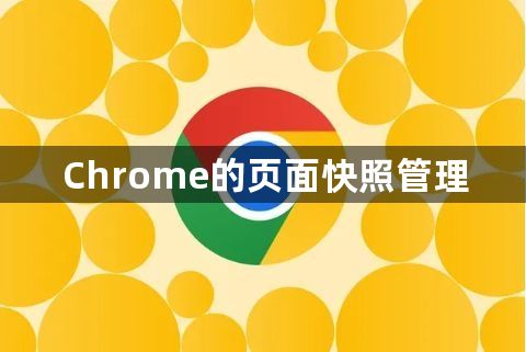 Chrome的页面快照管理1