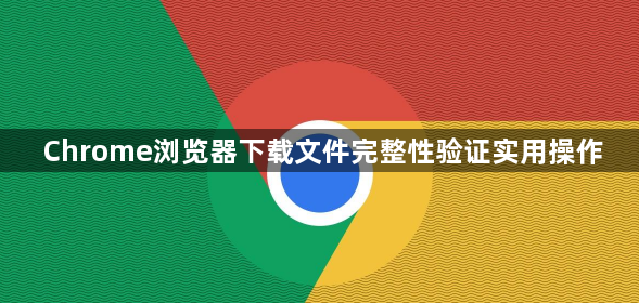 Chrome浏览器下载文件完整性验证实用操作1