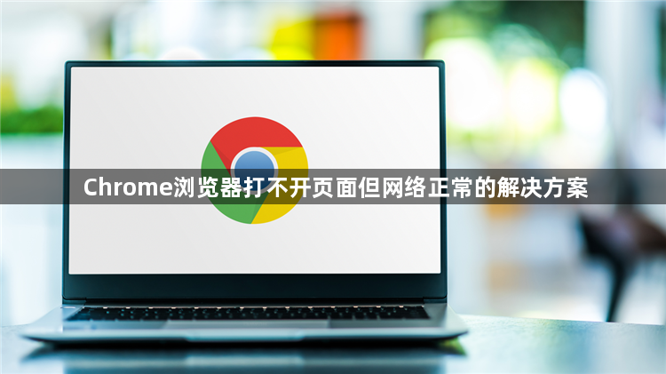 Chrome浏览器打不开页面但网络正常的解决方案1