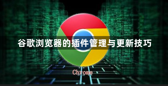 谷歌浏览器的插件管理与更新技巧1
