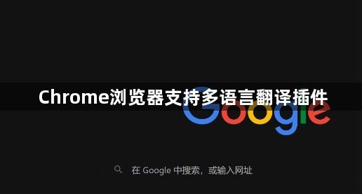Chrome浏览器支持多语言翻译插件1