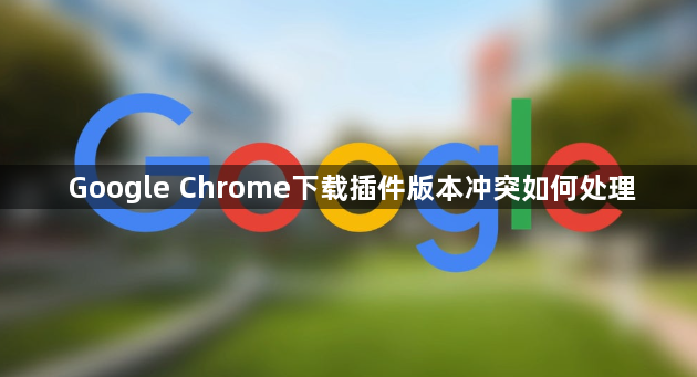Google Chrome下载插件版本冲突如何处理1