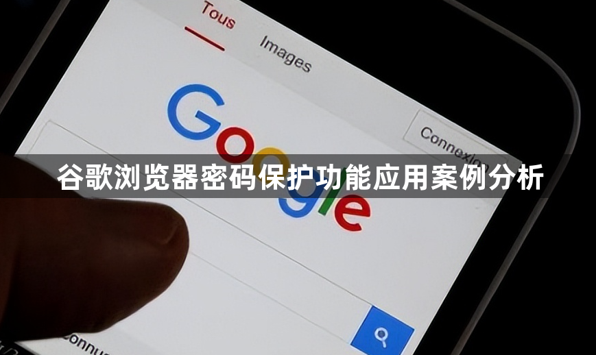 谷歌浏览器密码保护功能应用案例分析1