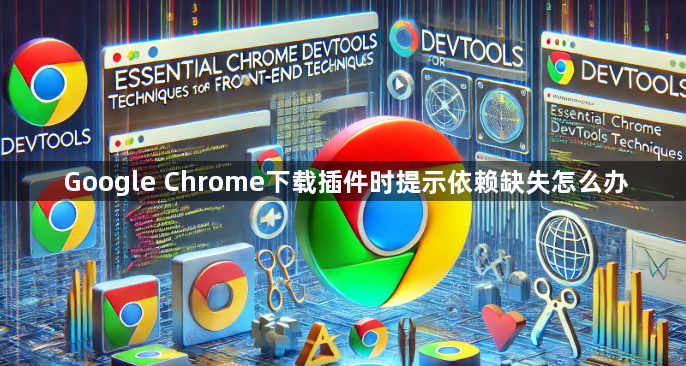 Google Chrome下载插件时提示依赖缺失怎么办1