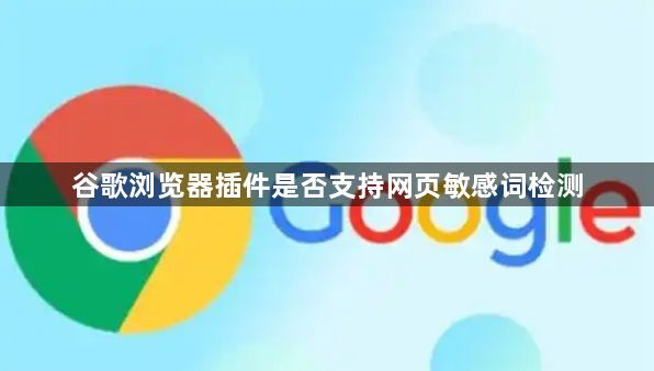 谷歌浏览器插件是否支持网页敏感词检测1