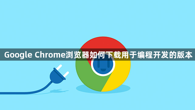 Google Chrome浏览器如何下载用于编程开发的版本1