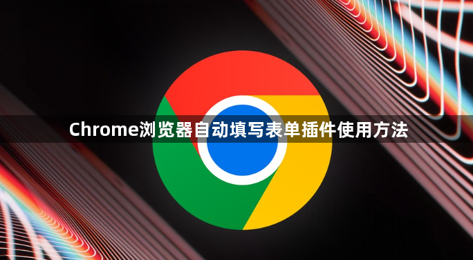 Chrome浏览器自动填写表单插件使用方法1