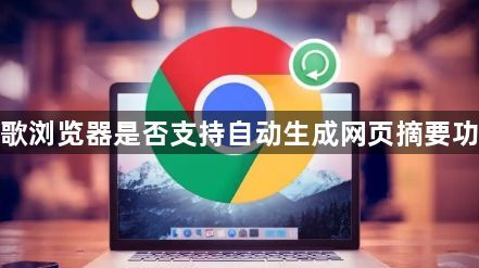 谷歌浏览器是否支持自动生成网页摘要功能1