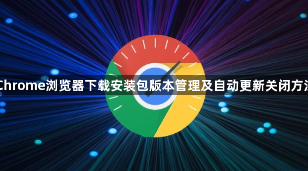 Chrome浏览器下载安装包版本管理及自动更新关闭方法1