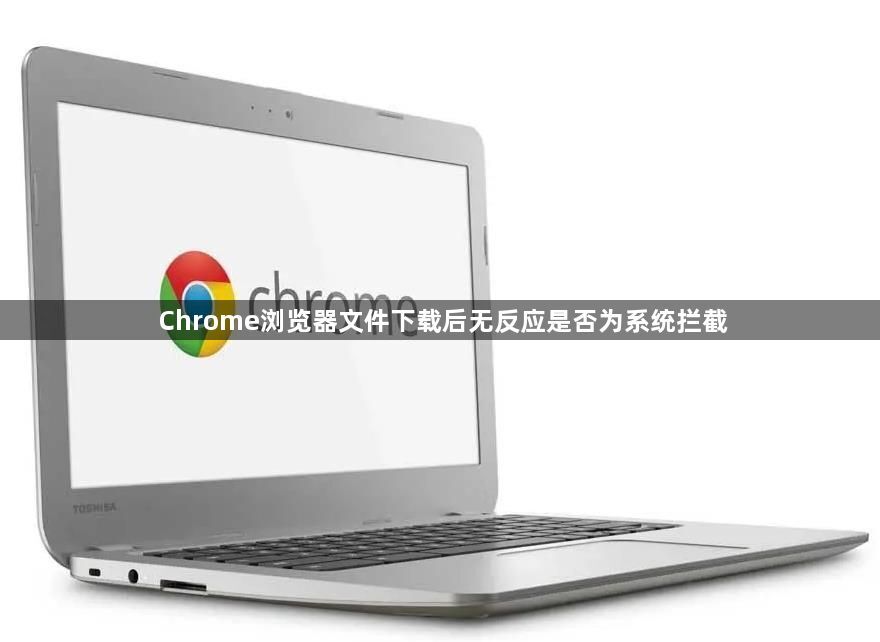 Chrome浏览器文件下载后无反应是否为系统拦截1