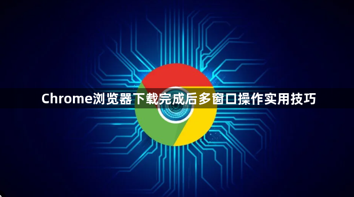 Chrome浏览器下载完成后多窗口操作实用技巧1
