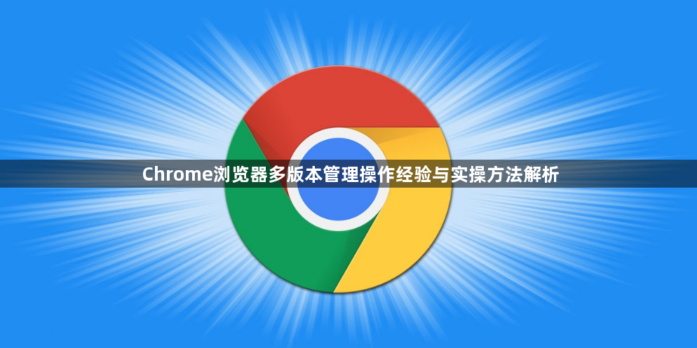 Chrome浏览器多版本管理操作经验与实操方法解析1