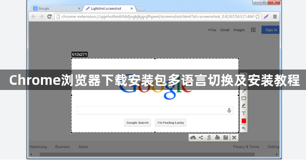 Chrome浏览器下载安装包多语言切换及安装教程1