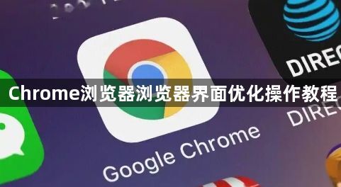 Chrome浏览器浏览器界面优化操作教程1