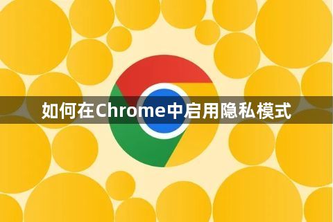 如何在Chrome中启用隐私模式1