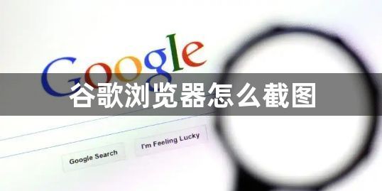 谷歌浏览器怎么截图1