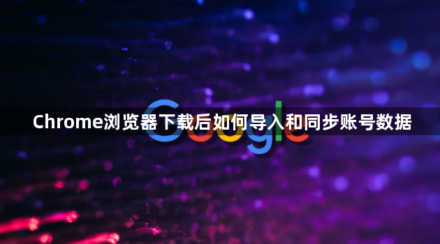 Chrome浏览器下载后如何导入和同步账号数据1