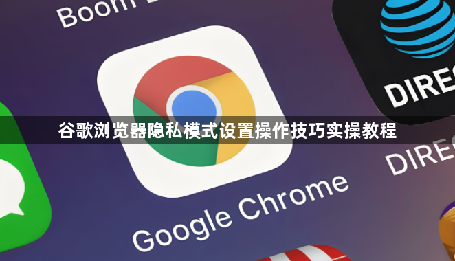 谷歌浏览器隐私模式设置操作技巧实操教程1