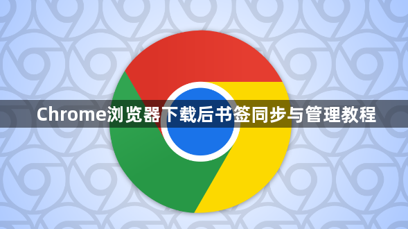 Chrome浏览器下载后书签同步与管理教程1