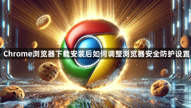 Chrome浏览器下载安装后如何调整浏览器安全防护设置1