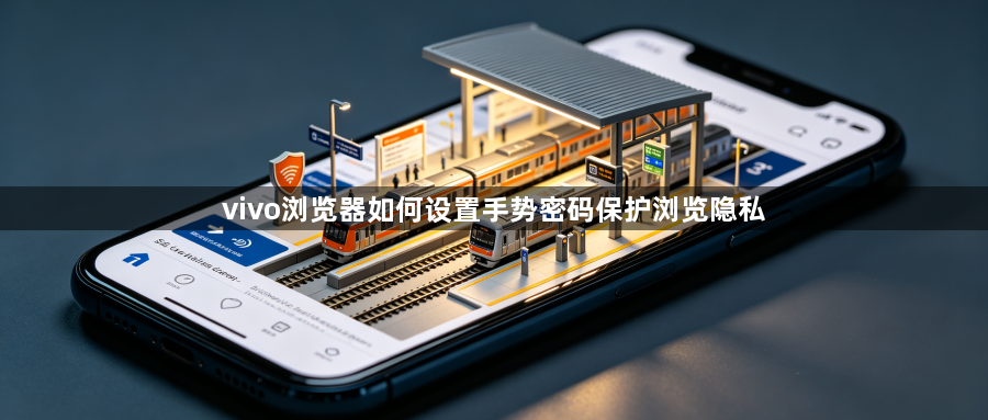 vivo浏览器如何设置手势密码保护浏览隐私1