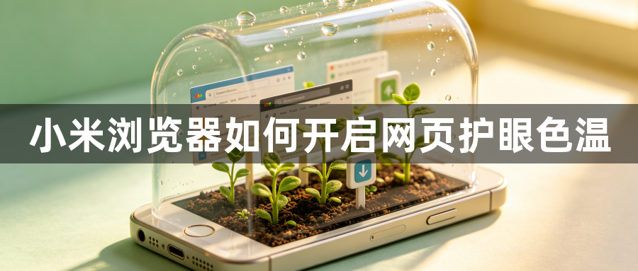 小米浏览器如何开启网页护眼色温1