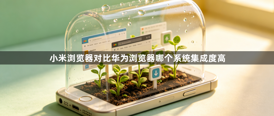 小米浏览器对比华为浏览器哪个系统集成度高1