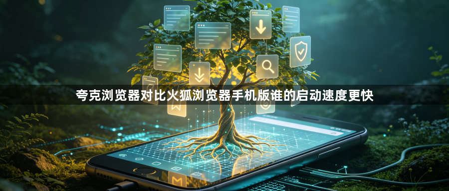 夸克浏览器对比火狐浏览器手机版谁的启动速度更快1