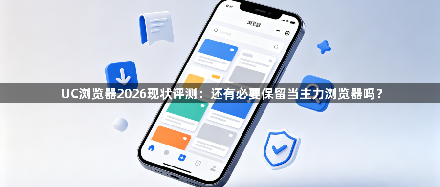 UC浏览器2026现状评测：还有必要保留当主力浏览器吗？1