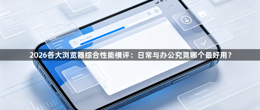 2026各大浏览器综合性能横评：日常与办公究竟哪个最好用？1