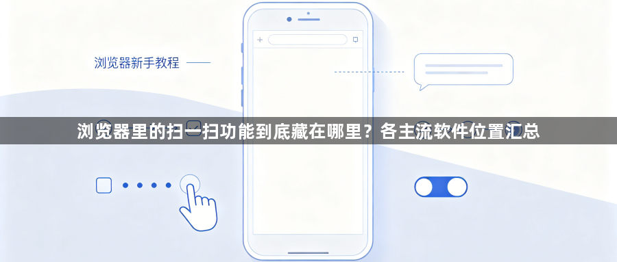 浏览器里的扫一扫功能到底藏在哪里？各主流软件位置汇总1