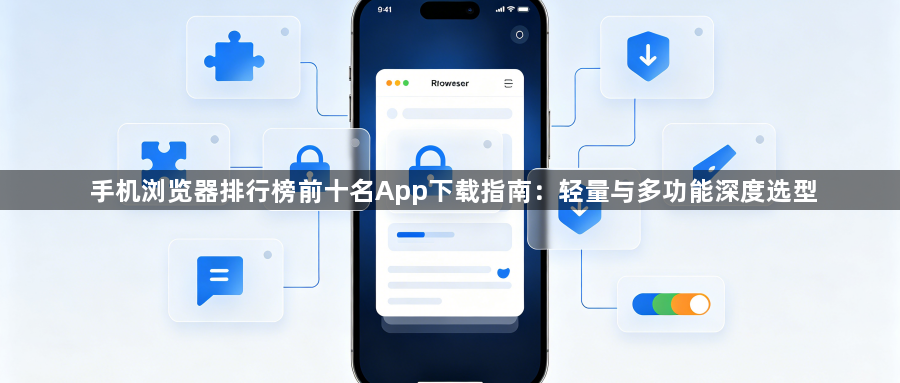 手机浏览器排行榜前十名App下载指南：轻量与多功能深度选型1