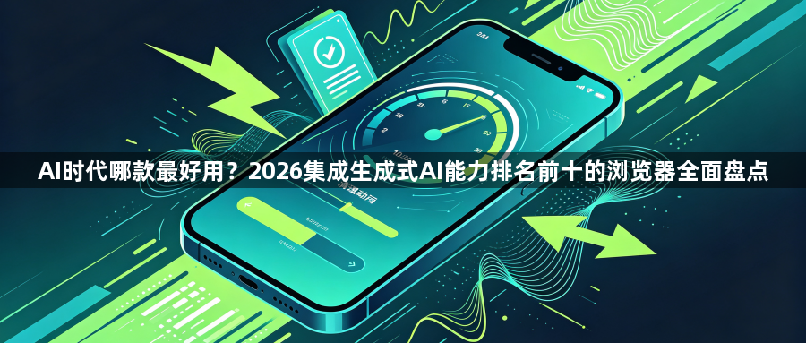 AI时代哪款最好用？2026集成生成式AI能力排名前十的浏览器全面盘点1