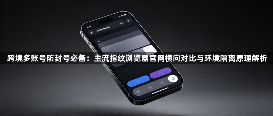 跨境多账号防封号必备：主流指纹浏览器官网横向对比与环境隔离原理解析1