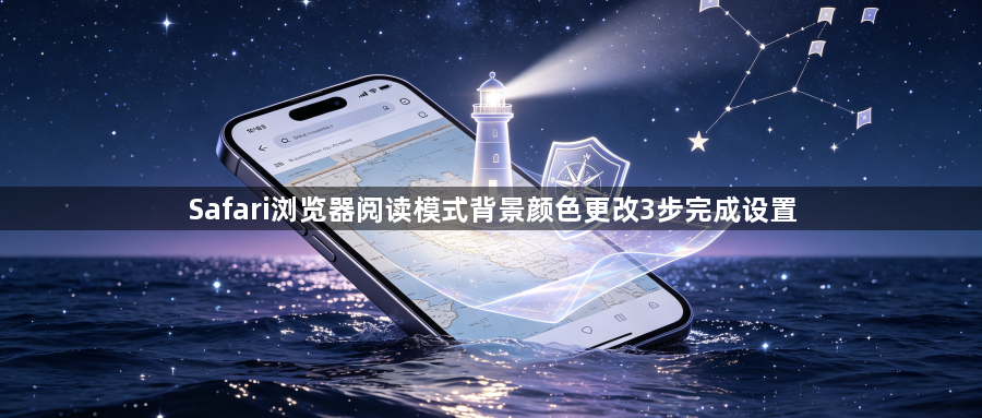 Safari浏览器阅读模式背景颜色更改3步完成设置1