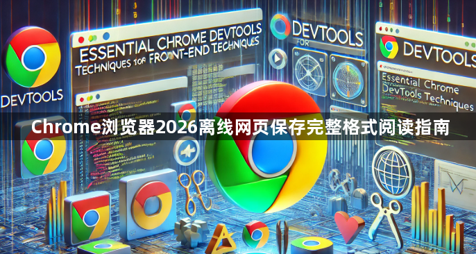 Chrome浏览器2026离线网页保存完整格式阅读指南1