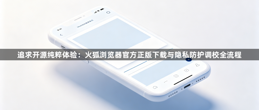 追求开源纯粹体验：火狐浏览器官方正版下载与隐私防护调校全流程1