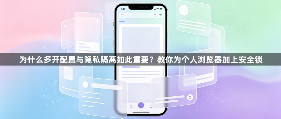 为什么多开配置与隐私隔离如此重要？教你为个人浏览器加上安全锁1