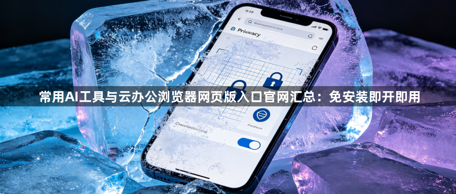 常用AI工具与云办公浏览器网页版入口官网汇总：免安装即开即用1