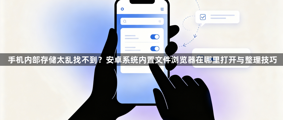 手机内部存储太乱找不到？安卓系统内置文件浏览器在哪里打开与整理技巧1