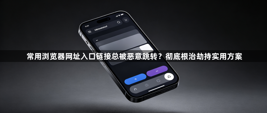 常用浏览器网址入口链接总被恶意跳转？彻底根治劫持实用方案1